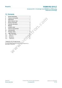 PSMN1R0-30YLC Datasheet Page 14