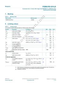PSMN1R0-30YLDX Datasheet Page 3
