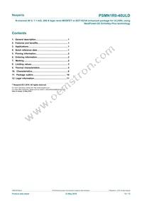 PSMN1R0-40ULDX Datasheet Page 13