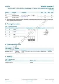 PSMN1R0-40YLDX Datasheet Page 2