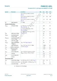 PSMN1R1-30PL Datasheet Page 6