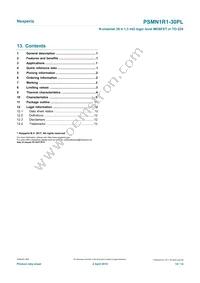 PSMN1R1-30PL Datasheet Page 14
