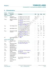 PSMN1R1-40BS Datasheet Page 5