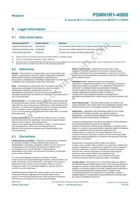 PSMN1R1-40BS Datasheet Page 12
