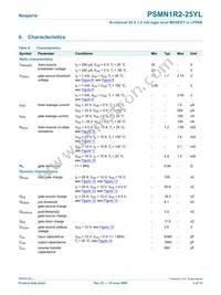 PSMN1R2-25YL Datasheet Page 5