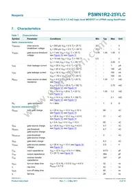 PSMN1R2-25YLC Datasheet Page 6