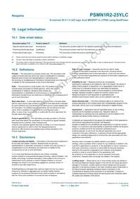 PSMN1R2-25YLC Datasheet Page 13