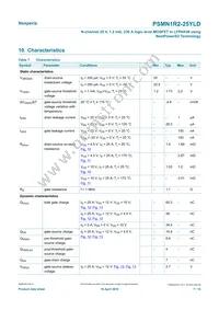PSMN1R2-25YLDX Datasheet Page 7