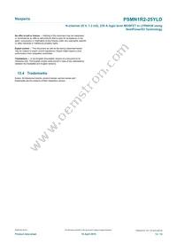PSMN1R2-25YLDX Datasheet Page 13