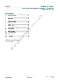 PSMN1R2-25YLDX Datasheet Page 14