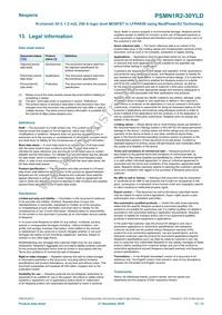 PSMN1R2-30YLDX Datasheet Page 12