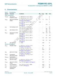 PSMN1R3-30YL Datasheet Page 6