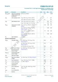PSMN1R4-30YLDX Datasheet Page 6