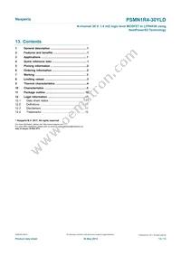 PSMN1R4-30YLDX Datasheet Page 13