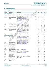 PSMN1R5-25YL Datasheet Page 5