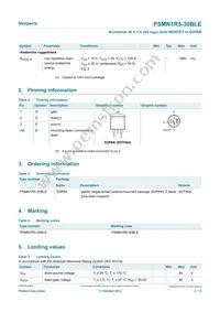 PSMN1R5-30BLEJ Datasheet Page 2