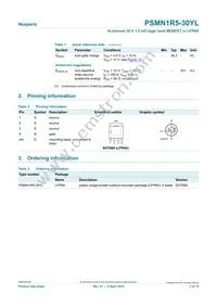 PSMN1R5-30YL Datasheet Page 2