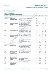 PSMN1R5-30YL Datasheet Page 6