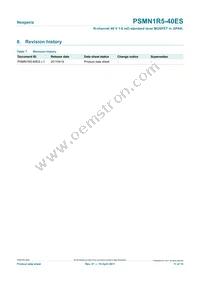 PSMN1R5-40ES Datasheet Page 11