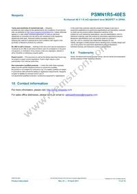 PSMN1R5-40ES Datasheet Page 13
