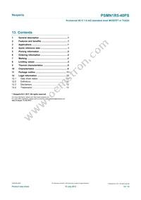 PSMN1R5-40PS Datasheet Page 14