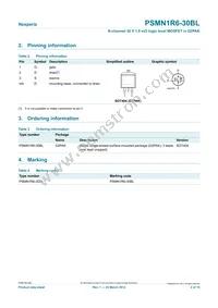 PSMN1R6-30BL Datasheet Page 2