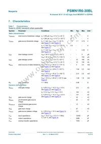 PSMN1R6-30BL Datasheet Page 6