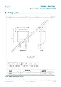 PSMN1R6-30BL Datasheet Page 11