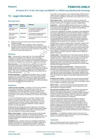 PSMN1R6-30MLHX Datasheet Page 11