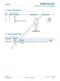PSMN1R6-30PL Datasheet Page 2