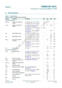 PSMN1R7-30YL Datasheet Page 6