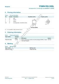 PSMN1R8-30BL Datasheet Page 2