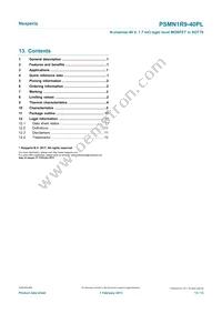 PSMN1R9-40PLQ Datasheet Page 13