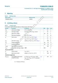 PSMN2R0-25MLDX Datasheet Page 3