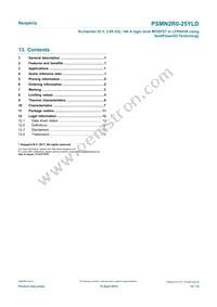PSMN2R0-25YLDX Datasheet Page 14