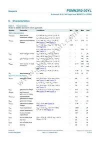 PSMN2R0-30YL Datasheet Page 5