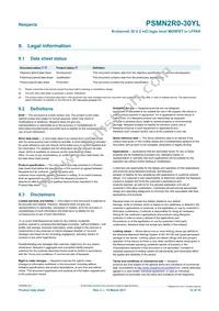 PSMN2R0-30YL Datasheet Page 12