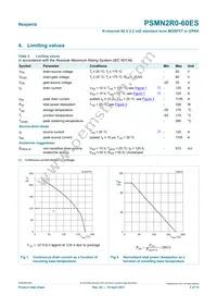 PSMN2R0-60ES Datasheet Page 3