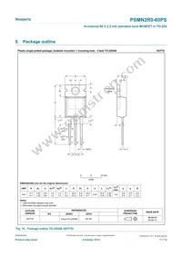 PSMN2R0-60PS Datasheet Page 11
