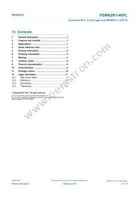 PSMN2R1-40PLQ Datasheet Page 13