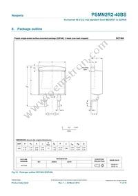 PSMN2R2-40BS Datasheet Page 11