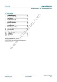 PSMN2R2-40PS Datasheet Page 13