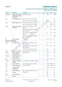 PSMN2R4-30MLDX Datasheet Page 6