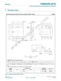 PSMN2R6-40YS Datasheet Page 10