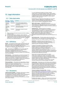 PSMN2R6-60PSQ Datasheet Page 11