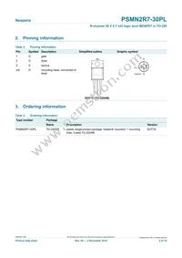 PSMN2R7-30PL Datasheet Page 2