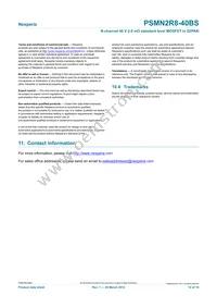 PSMN2R8-40BS Datasheet Page 14