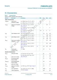 PSMN2R8-40PS Datasheet Page 5
