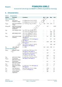 PSMN2R9-30MLC Datasheet Page 5