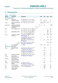 PSMN3R0-30MLC Datasheet Page 5